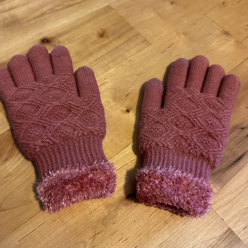 Blush Colored Gloves